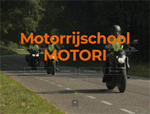 Tablet Screenshot of motorrijschoolmotori.nl